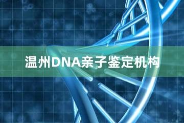 温州DNA亲子鉴定机构